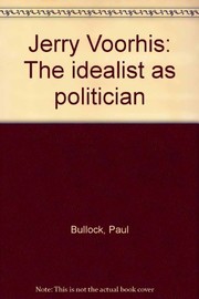 Cover of: Jerry Voorhis, the idealist as politician