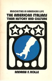 Cover of: The American Italians: their history and culture