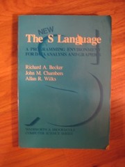 The new S language by Richard A. Becker