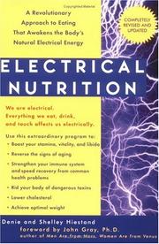 Cover of: Electrical nutrition