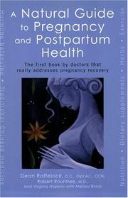 Cover of: A Natural Guide to Pregnancy and Postpartum Health