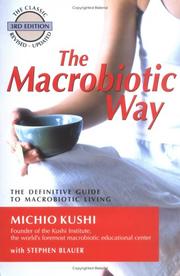 Cover of: The Macrobiotic Way