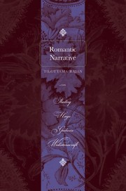 Cover of: Romantic Narrative
