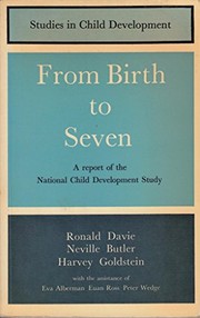 From birth to seven by Ronald Davie