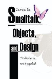 Cover of: Smalltalk, Objects, and Design