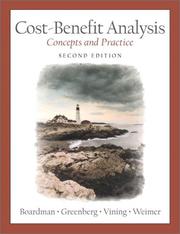 Cost-benefit analysis : concepts and practice