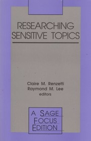 Cover of: Researching sensitive topics