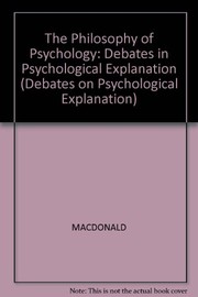 Cover of: Philosophy of psychology