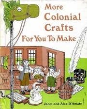 Cover of: More colonial crafts for you to make