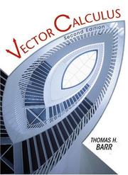 Vector calculus by Thomas H. Barr