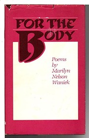 Cover of: For the body: poems
