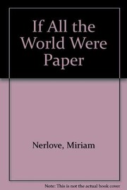 Cover of: If all the world were paper