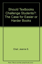 Cover of: Should textbooks challenge students?: the case for easier or harder textbooks