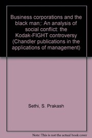 Cover of: Business corporations and the black man: an analysis of social conflict: the Kodak-FIGHT controversy