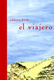 Cover of: El Viajero Address Book