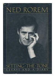 Cover of: Setting the tone: essays and a diary