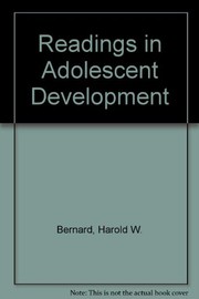 Cover of: Readings in adolescent development