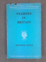 Cover of: Negroes in Britain: a study of racial relations in English society