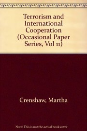 Cover of: Terrorism and international cooperation