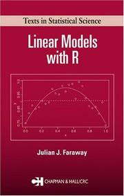 Cover of: Linear Models with R (Texts in Statistical Science)