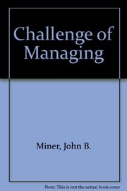 Cover of: The challenge of managing