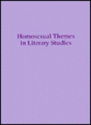 Cover of: Homosexual themes in literary studies
