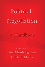 Cover of: Political Negotiation: A Handbook