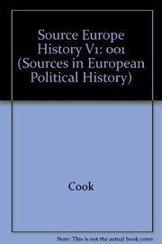 Cover of: Sources in European political history