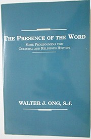 The presence of the word by Walter J. Ong