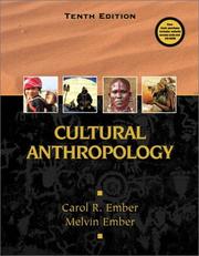 Cultural anthropology by Carol R. Ember