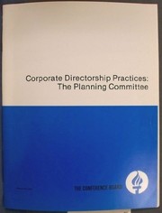Corporate directorship practices by Brown, James K.