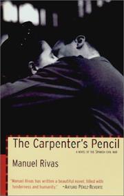 The Carpenter's Pencil by Manuel Rivas