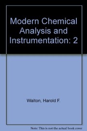 Cover of: Modern chemical analysis and instrumentation