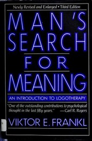 Cover of: Man's Search for Meaning: An Introduction to Logotherapy