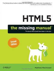 HTML5: The Missing Manual (Missing Manuals) by Matthew MacDonald