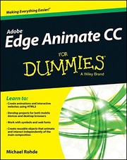 Adobe Edge Animate CC For Dummies by Michael Rohde