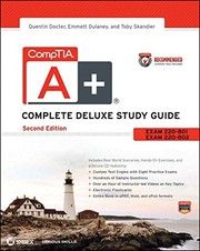 Cover of: CompTIA A+ Complete Deluxe Study Guide Recommended Courseware: Exams 220-801 and 220-802
