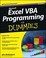Cover of: Excel VBA Programming For Dummies