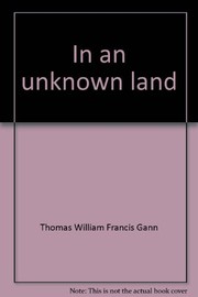 Cover of: In an unknown land.