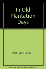 Cover of: In old plantation days.