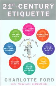 Cover of: Twenty-First-Century Etiquette