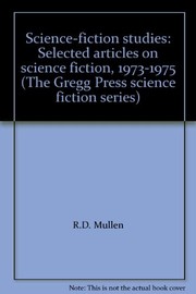 Cover of: Science-fiction studies: selected articles on science fiction, 1973-1975