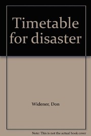 Cover of: Timetable for disaster.