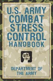 U.S. Army combat stress control handbook