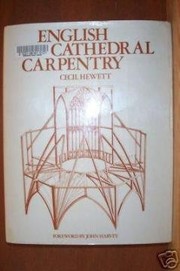 Cover of: English cathedral carpentry