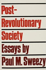 Cover of: Post-revolutionary society: essays