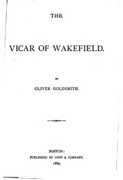Cover of: The vicar of Wakefield: A Tale