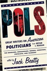 Cover of: POLS: Great Writers on American Politicians from Bryan to Reagan