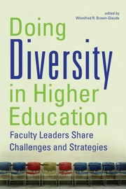 Cover of: Doing diversity in higher education by edited by Winnifred R. Brown-Glaude.