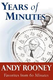 Cover of: Years of minutes